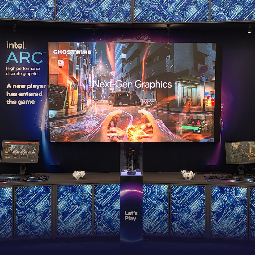 Intel Master System Showing Off Intel® Arc™ Graphics at Intel Extreme Masters Cologne ...