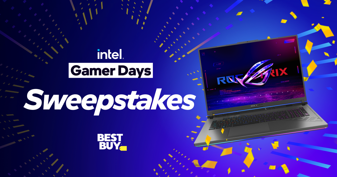 Giveaway: Intel® Gamer Days 2025 Built to Win Sweepstakes!
