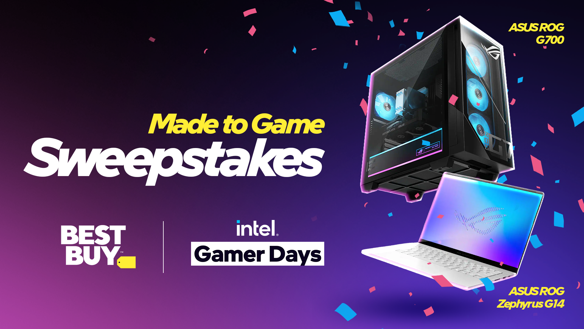 Giveaway: Intel Gamer Days 2026 | Made To Game Sweepstakes